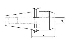 Machinetool accessories: Weldon chucks: Weldon DIN 69871, SK 40, Ø 6 x 50