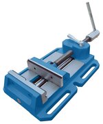 Drill press vises with quick-clamping feature - Workpiece clamping for drilling