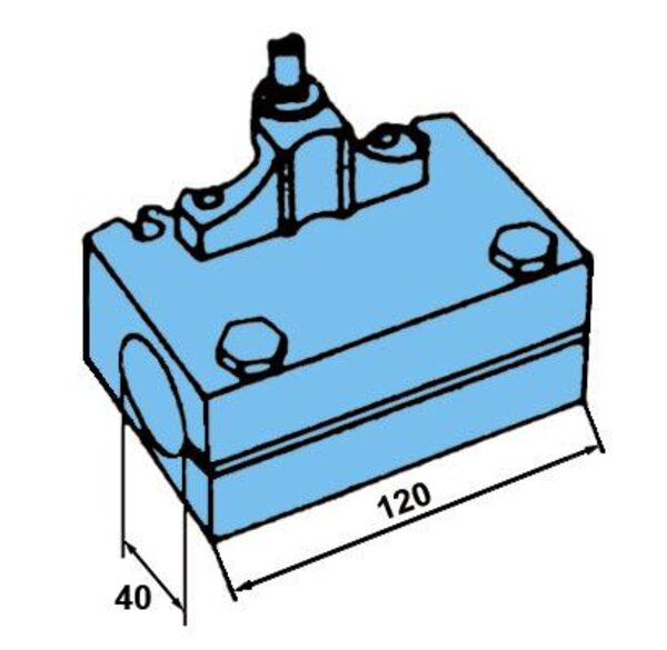 Uchwyt narzędziowy WBJ 40x120