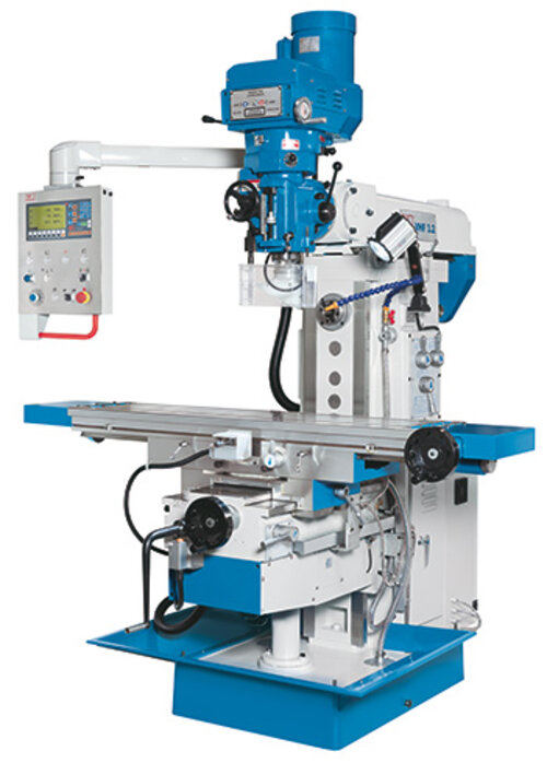 VHF 3.2 - With swiveling vertical milling head, automatic servo feed in all axes, horizontal spindle and swivel table