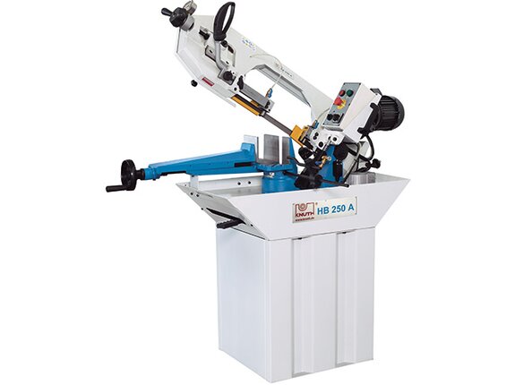 HB 250 A - Affordable workshop bandsaw with quick action clamping and miter cutting