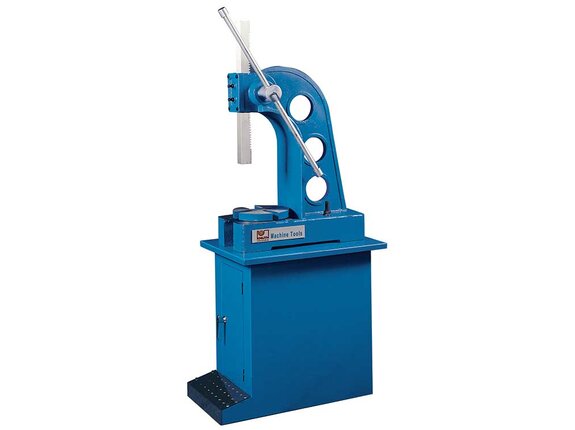 3 T - Versatile arbor press with adjustable rod and bench mounting holes