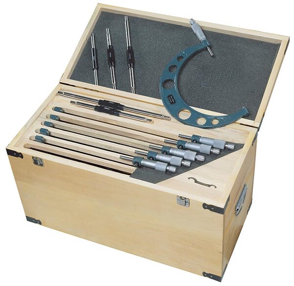 External Micrometer Set 6 pcs. 150-300 mm - Precision measuring tools