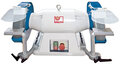 DSB 250 D - Dual bench grinder with rigid construction and featuring a solid pedestal
