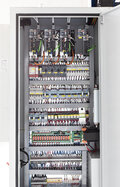 Electrical control cabinet with components from well-known producers