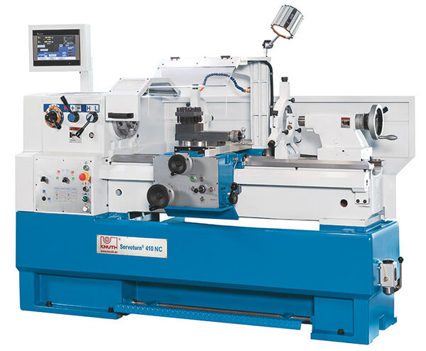 Servoturn® 410 NC - A modern conventional lathe extended with CNC functions for turning tapers and radii