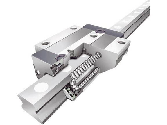 Linear-roller guides for super quiet operation