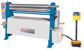 KRM AT 12/2,5 - Motor-driven rollers in asymmetrical arrangement with manual back roller adjustment for machining fine and thin plates