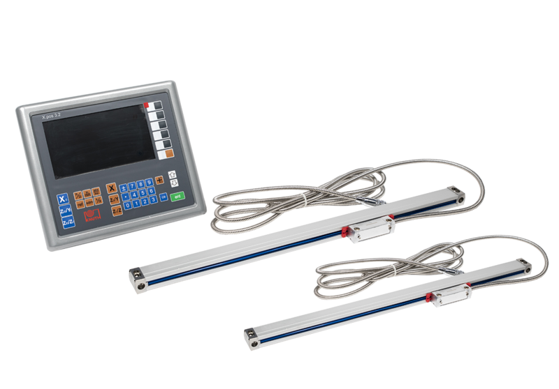 Positionsanzeige Massstaebe