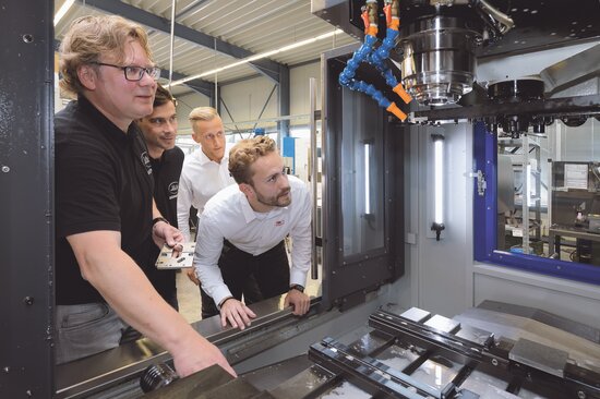 The tool changer upgrade and an optimized through-spindle coolant flow are very popular