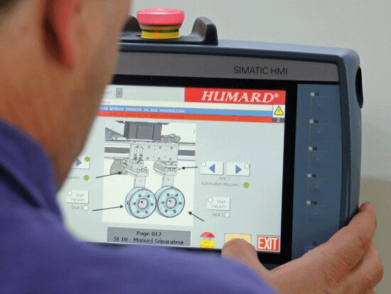 Intuitive Bedienung mit der Siemens SIMATIC HMI.